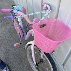 中古自転車女の子用5歳ぐらい〜の画像