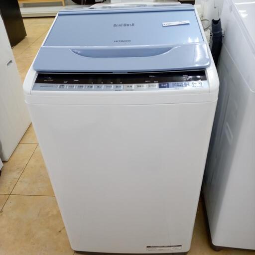 お値下げしました！★ジモティ割あり★ HITACHI 洗濯機 7ｋｇ 17年製 ／クリーニング済み OJ6158