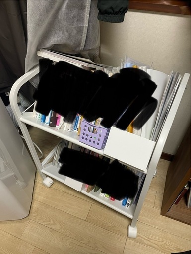 ファイルワゴン　2段　ナカバヤシ　オフィス用品　本棚　ラック