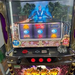 スロット実機　５号機 新鬼武者　再臨DAWN OF DREAMS　パチスロの画像