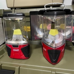 2個セット　 コールマン　LEDランタン　電池付き　キャンプ用品...