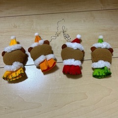 クリスマスツリーオーナメント♡飾り4個セットの画像