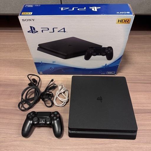 【美品】PlayStation4 CUH-2100A ブラック 500GB