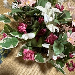造花　カゴ