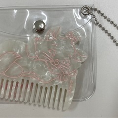 ディズニー マリーおしゃれキャットコーム クリアホワイト　