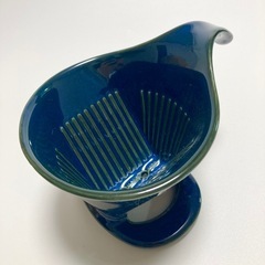 ZERO JAPAN 陶器ドリッパーL ジーンズブルー 5個セットの画像