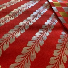 ★新品未使用★正絹　反物　3点セット　半幅帯　人形　服　リメイクの画像