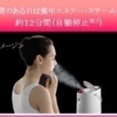 美顔器　ナノケアスチーマー　保証有の画像