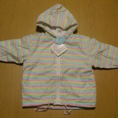 新品  babyボーダー上下セット  女の子用サイズ90