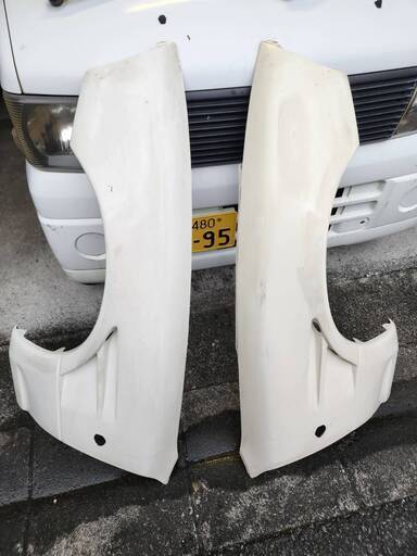 NA6CE 社外フェンダー無塗装