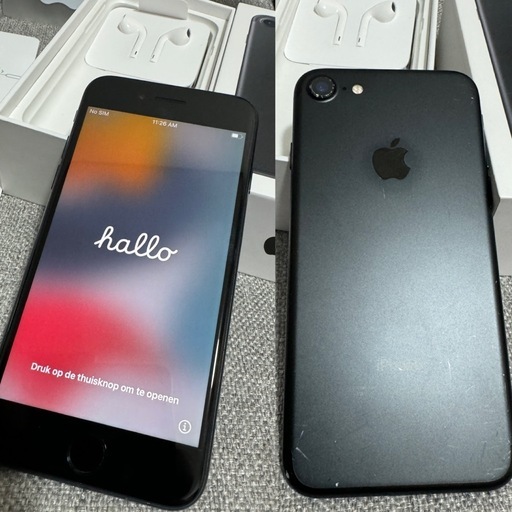 【2台セット】 iPhone7 ブラック 128GB 【付属品・箱あり】