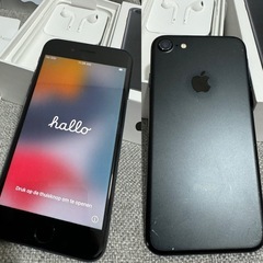 【2台セット】 iPhone7 ブラック 128GB 【付属品・...