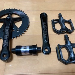 リーダーバイククランク　スギノチェーンリング 
