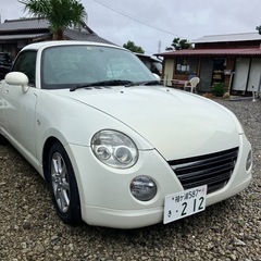 コペン【車検来年7月末まで】10.2万キロ　ホワイト　オートマ　幌付き