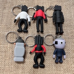 キャラクターキーホルダー 6個セット　新品未使用スキビリィトイレの画像