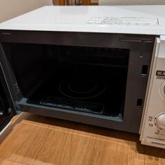 【10/19希望】電子レンジ　ダイヤル式　フラットテーブル　アイ...