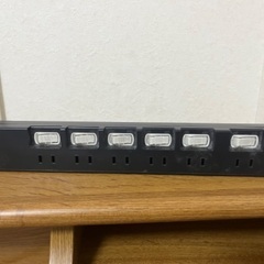 0円　たこ足　コンセント　6口