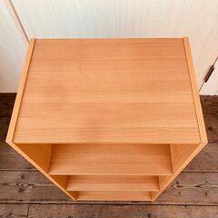 カラーボックス（３段）ナチュラル・H88の画像