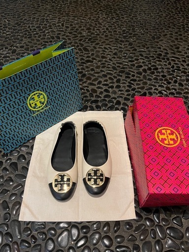 1回履いたTory burchフラットシューズ (54000円->40000円)