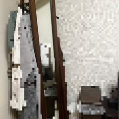 ハンガールック付き全身鏡