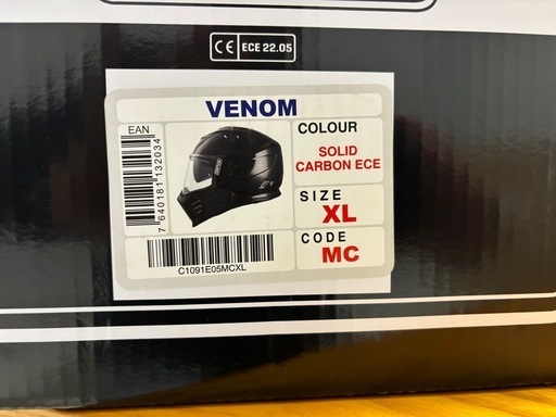 スポーツ SIMPSON VENOM CARBON XL