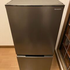 シャープ　2ドア冷蔵庫　SJ-D15H　2022年製　中古美品