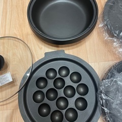 レギュールグリルパン　5点セット　　　ホットプレート　たこ焼き　しゃぶしゃぶ
の画像