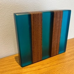 レジン 花台 ウォールナット