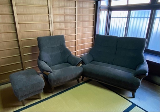 ソファ3点セット（マナベ家具）