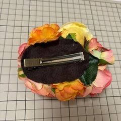造花ヘアクリップ　ハンドメイドの画像