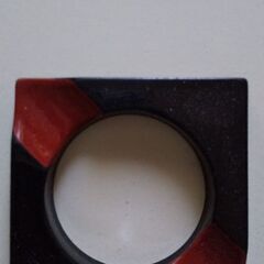 黒×朱 箸置き 4点セットの画像