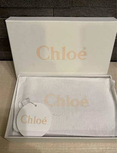 新品未使用★美品★クロエ　Chloe 取引完了★長財布　ネイビー ウォレット レザー