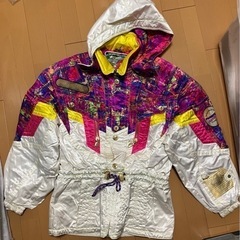 ユニークデザイン スキーウェア 上下セットメンズLサイズ