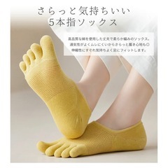 【新品未開封品】レディース用5本指ソックス2足