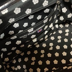 トートバッグ MARY QUANT 大容量 千鳥風バッグの画像