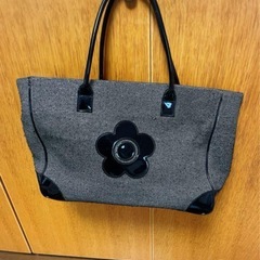 トートバッグ MARY QUANT 大容量 千鳥風バッグ