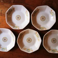 チャーハン皿　5枚セット　八角皿　炒飯