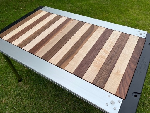 IGTテーブル天板 ウォールナット×タモ