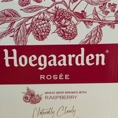 【新品】　24本　ヒューガルデン ロゼ　フルーツビール　Hoegaarden ビール　韓国　ラズベリーの画像
