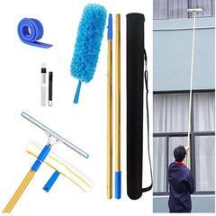 二階の外側の窓拭き用掃除道具を貸してほしい。