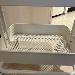 美品定番IKEAワゴン天板付きの画像