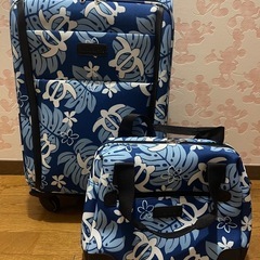 新品　フラハワイ　キャリーケース　手持ち　ショルダーバッグ　2点セット