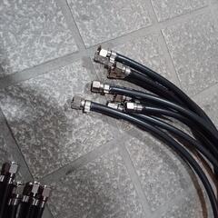 8本TV用5CFBケーブル80㎝両端処理済他/北区より - 名古屋市