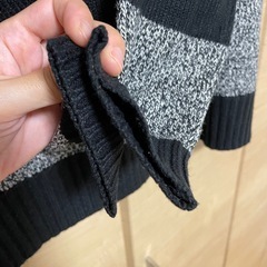 薄手ニット　ボーダー　セーター　GU  ゆったりＭサイズの画像