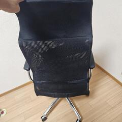 ゲーミングチェア ブラック メッシュの画像