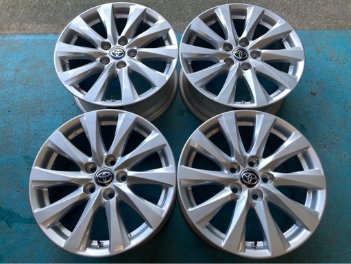 トヨタ カムリ 純正 17インチ 7.5j +45 シルバー 空気圧センサー付属