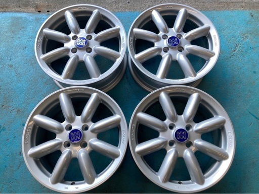 ミニライト MC-40 16インチ 6.5j +48 PCD100 BMW MINI ミニクーパー シルバー