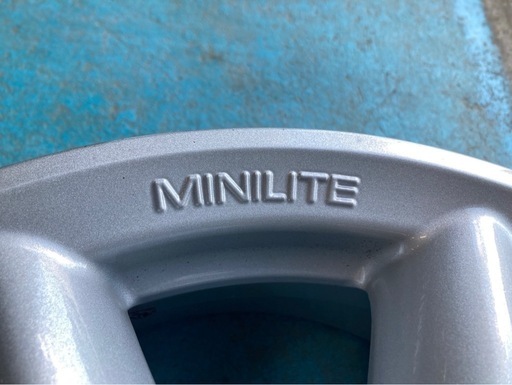 ミニライト MC-40 16インチ 6.5j +48 PCD100 BMW MINI ミニクーパー シルバー