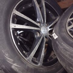 アルミホイール#506 ／ 6.5JJ-16in ／ Offset:55 ／ PCD:114.3 ／ステップワゴンで使用／現状手渡し希望／タイヤを外す場合は＋手数料が掛かりますの画像