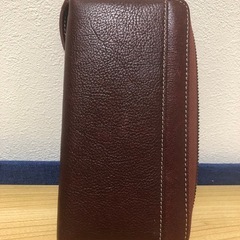 牛革製長財布の画像